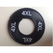 Maatring 9 cm zw/wit 4XL Td05602912